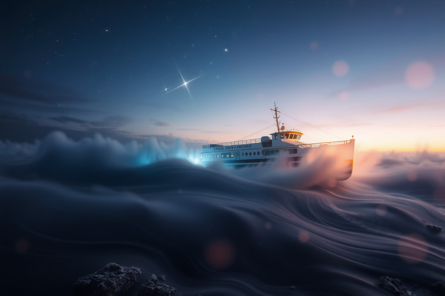 Sognare un traghetto che affonda simboleggia paure emotive profonde.