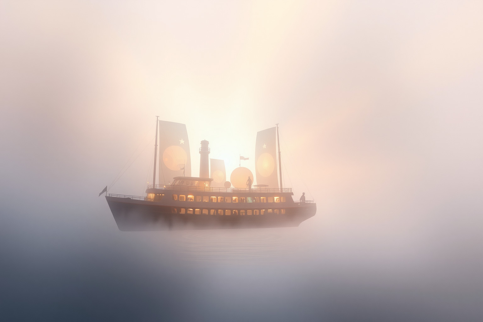 Sognare traghetti con oggetti simboleggia cambiamenti e transizioni interiori.