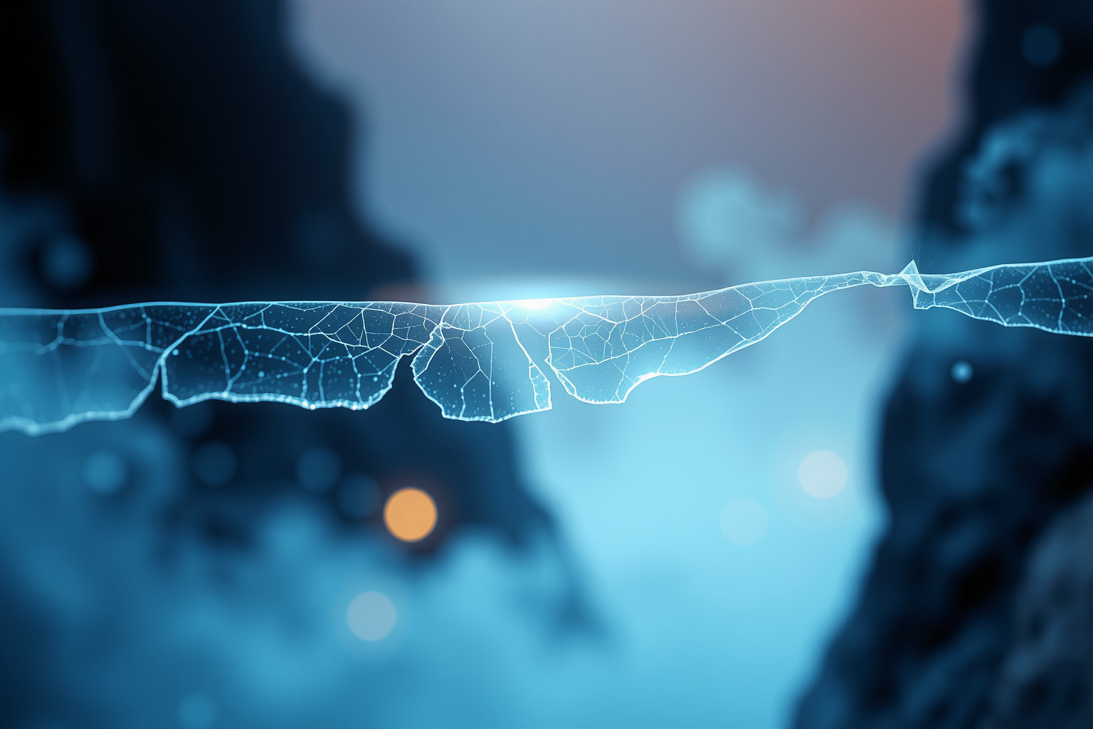 Sognare una barriera fragile riflette insicurezza e vulnerabilità emotiva.