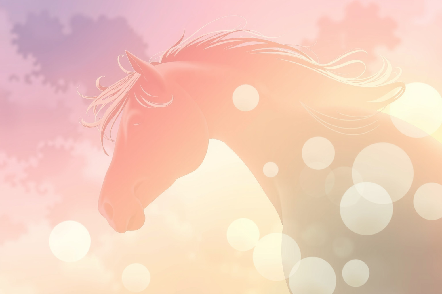 Sognare una cavalla mansueta simboleggia pace e collaborazione interiore.