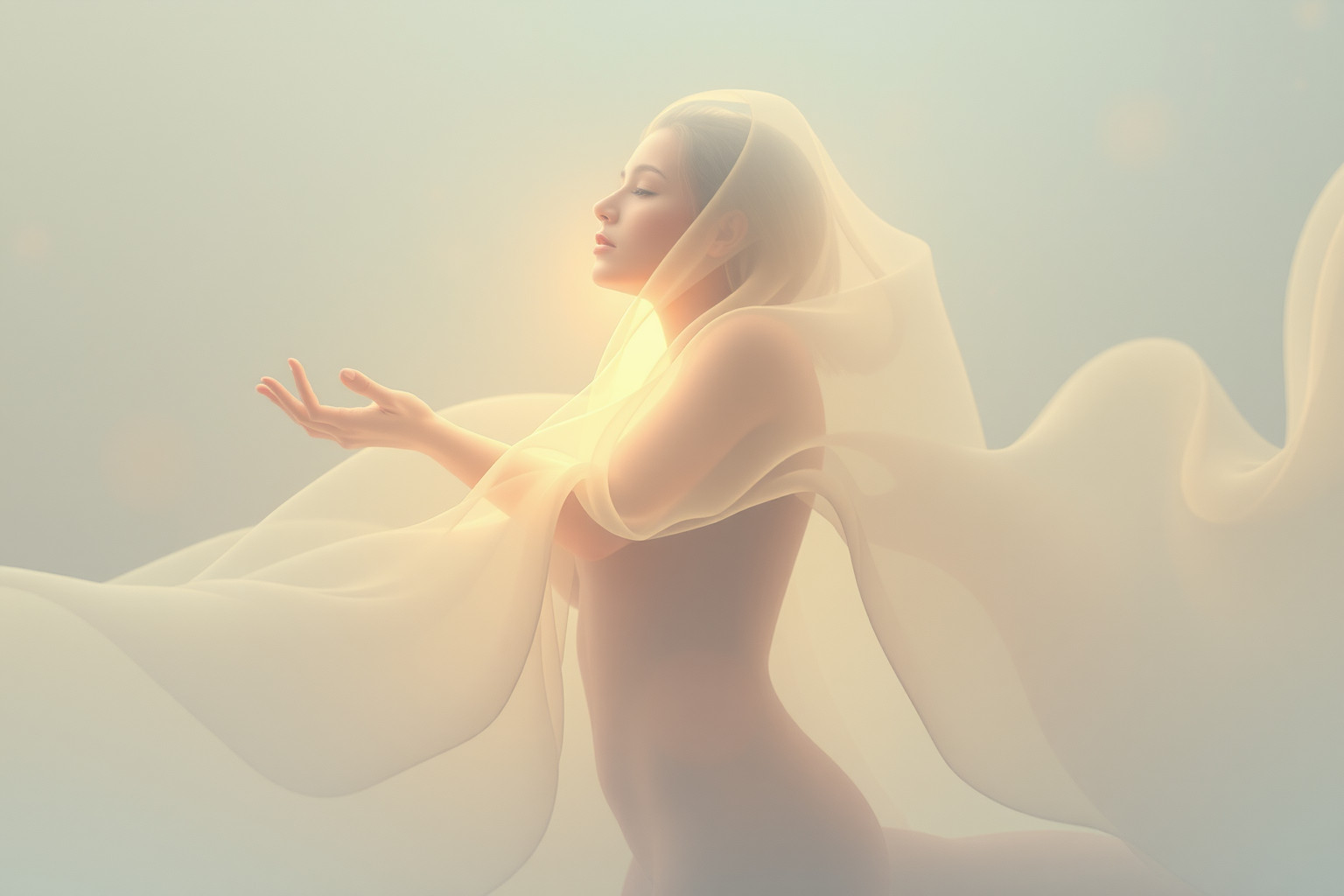 Sognare una donna nuda simboleggia vulnerabilità e accettazione personale.