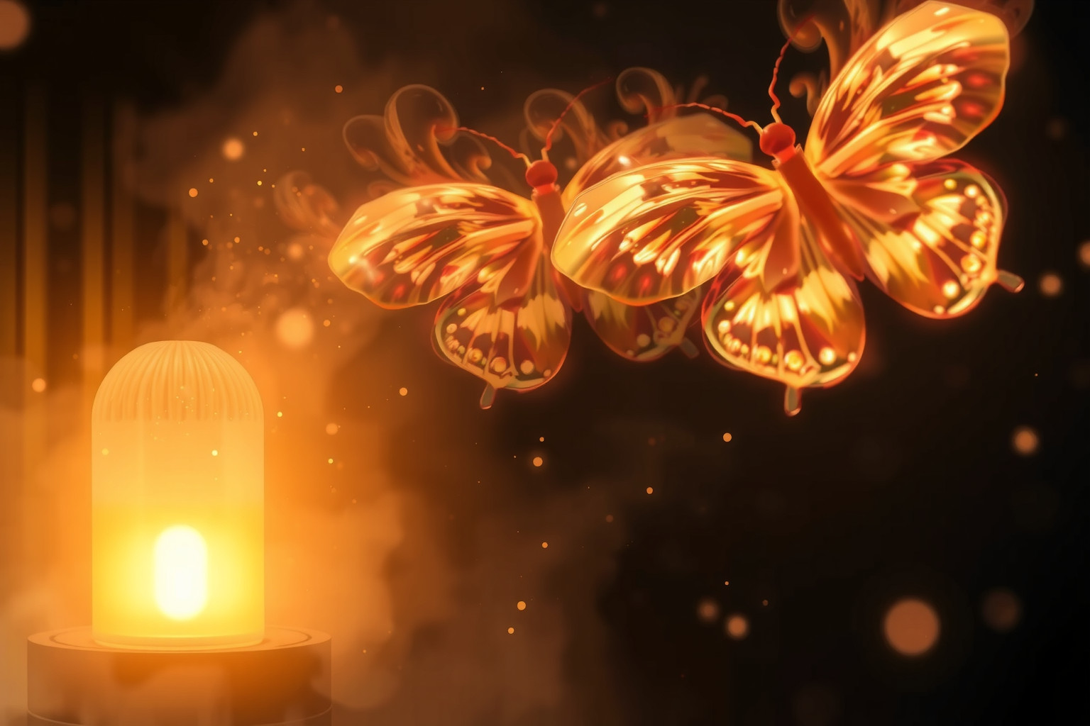 Sognare falene vicino a lampade simboleggia attrazione per il pericolo.