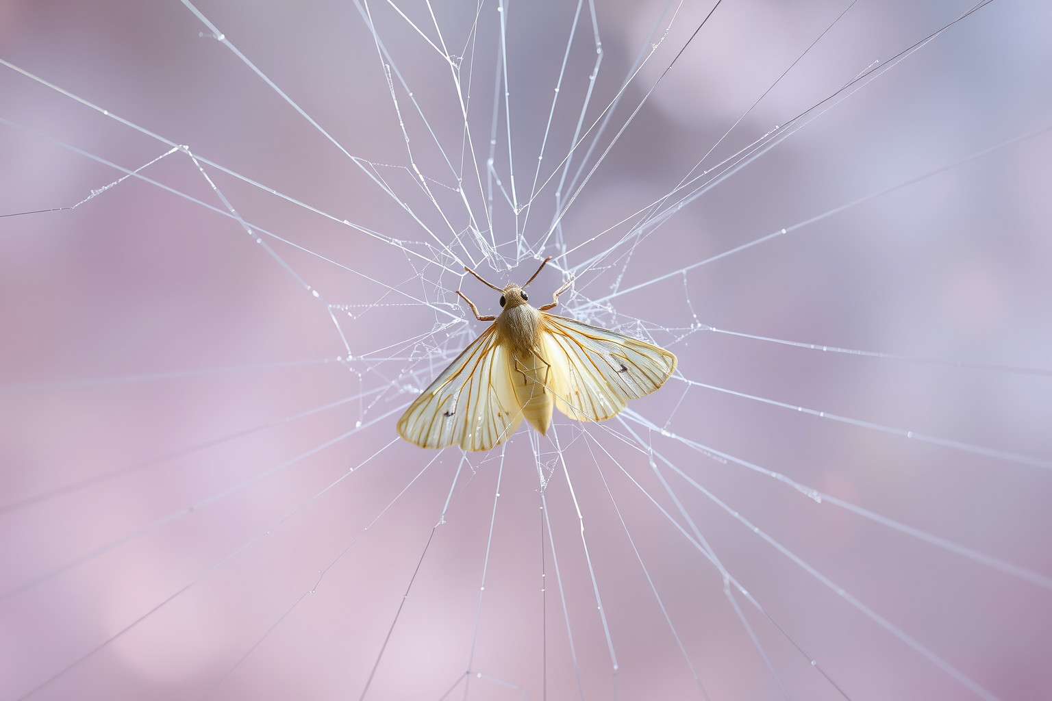 Sognare falena intrappolata indica sentimenti di prigionia emotiva.