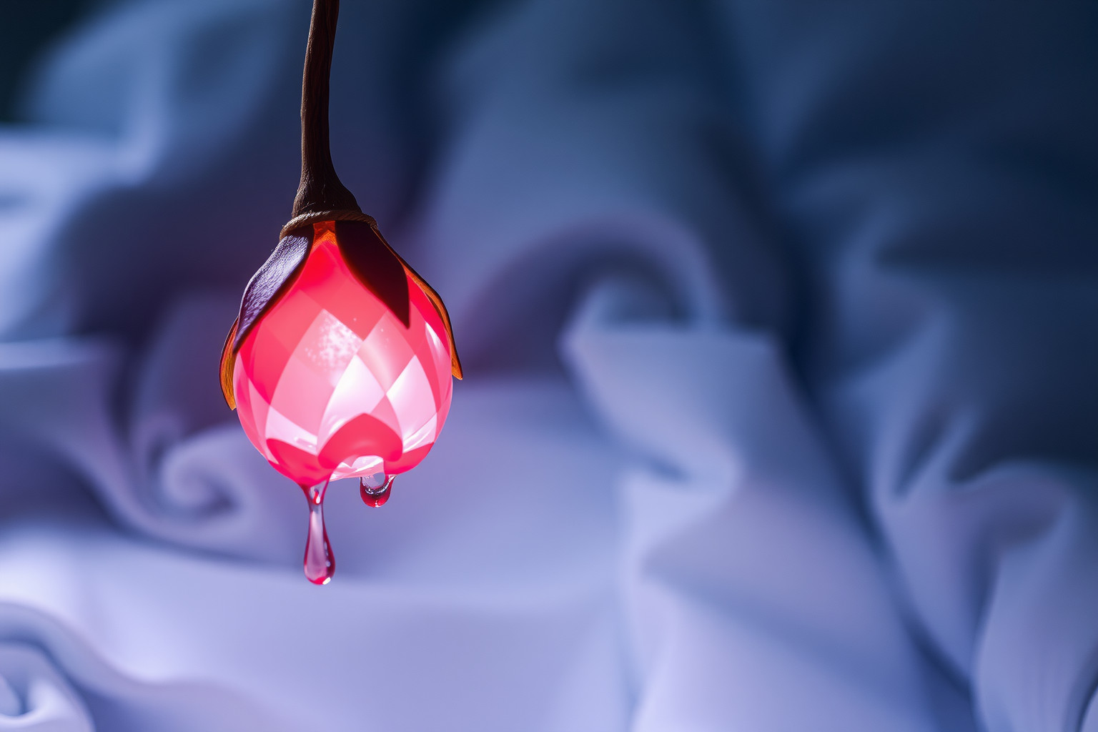 Sognare una gemma di rosa sanguinante rivela ferite interiori nascosto.