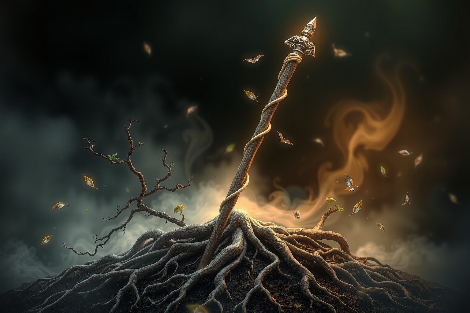 Sognare una lancia di legno simboleggia radici profonde e stabilità.