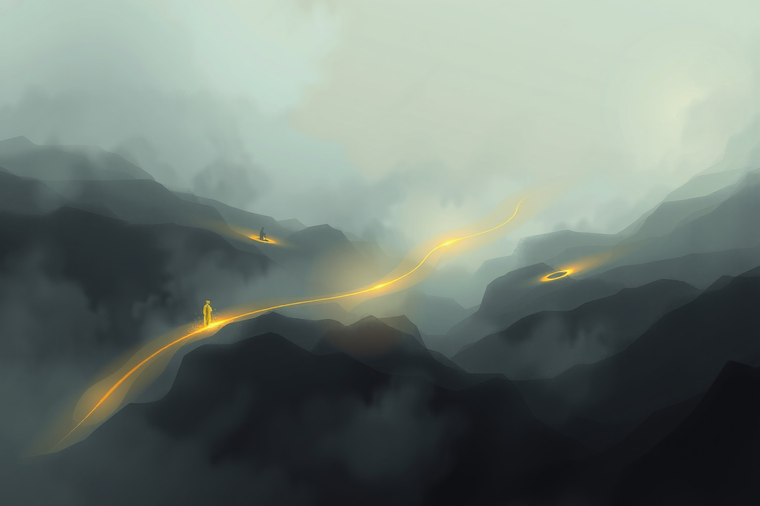 Sognare linee guida oscure riflette dubbi interiori e confusioni mentali.