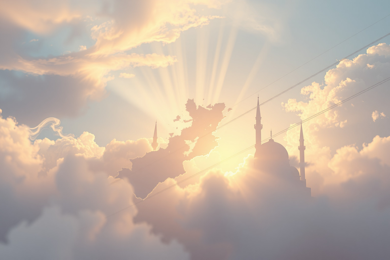 Sognare una moschea distrutta simboleggia crisi spirituale interiore profonda.