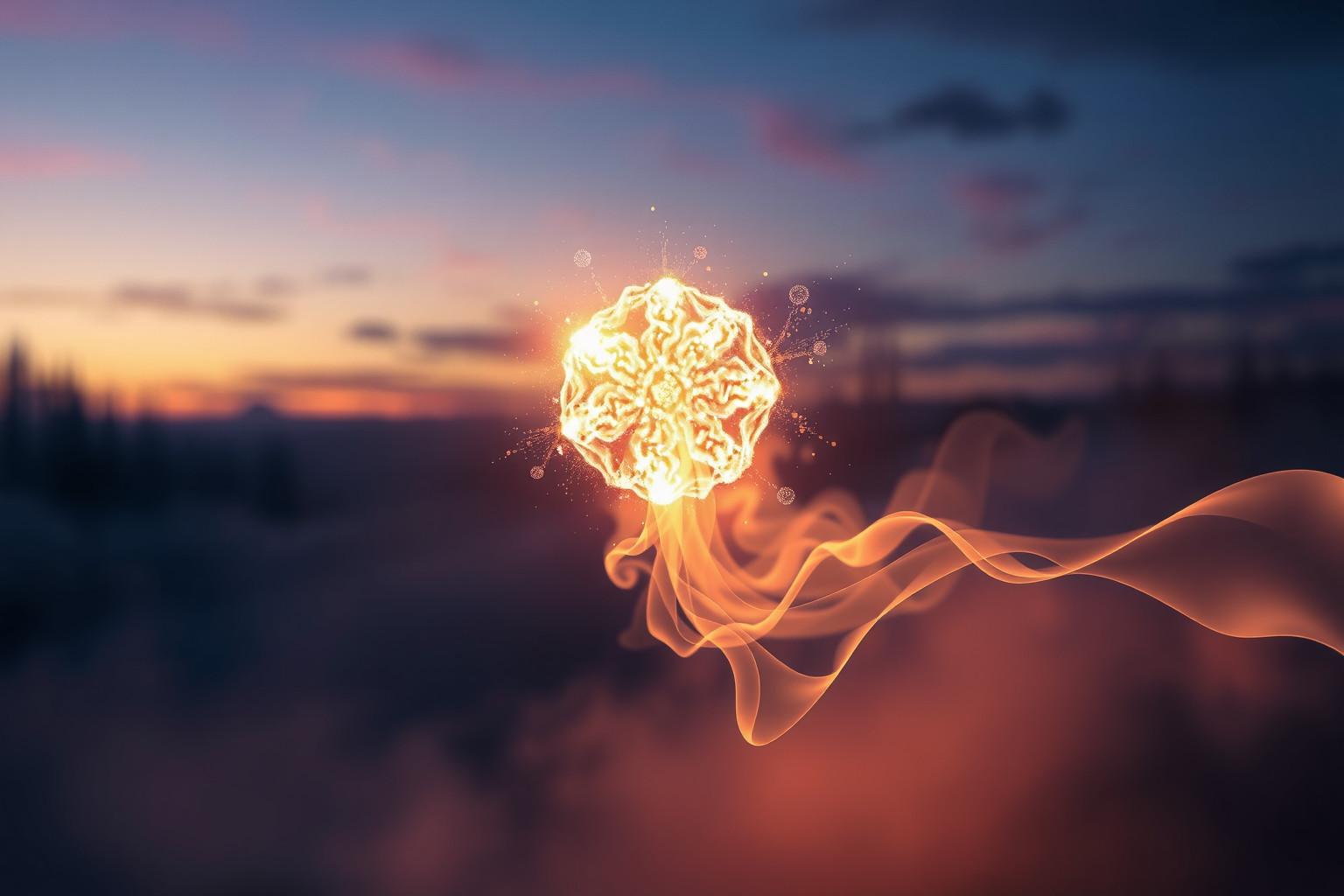 Sognare una particella che scompare indica perdita di controllo interiore.