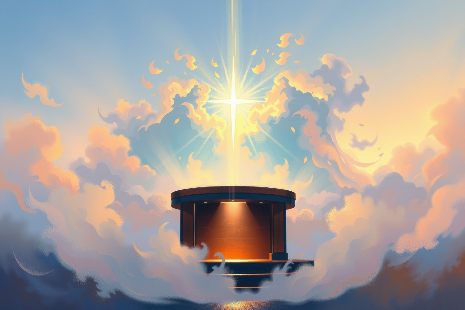 Sognare una predica interrotta indica insicurezza nei propri messaggi.