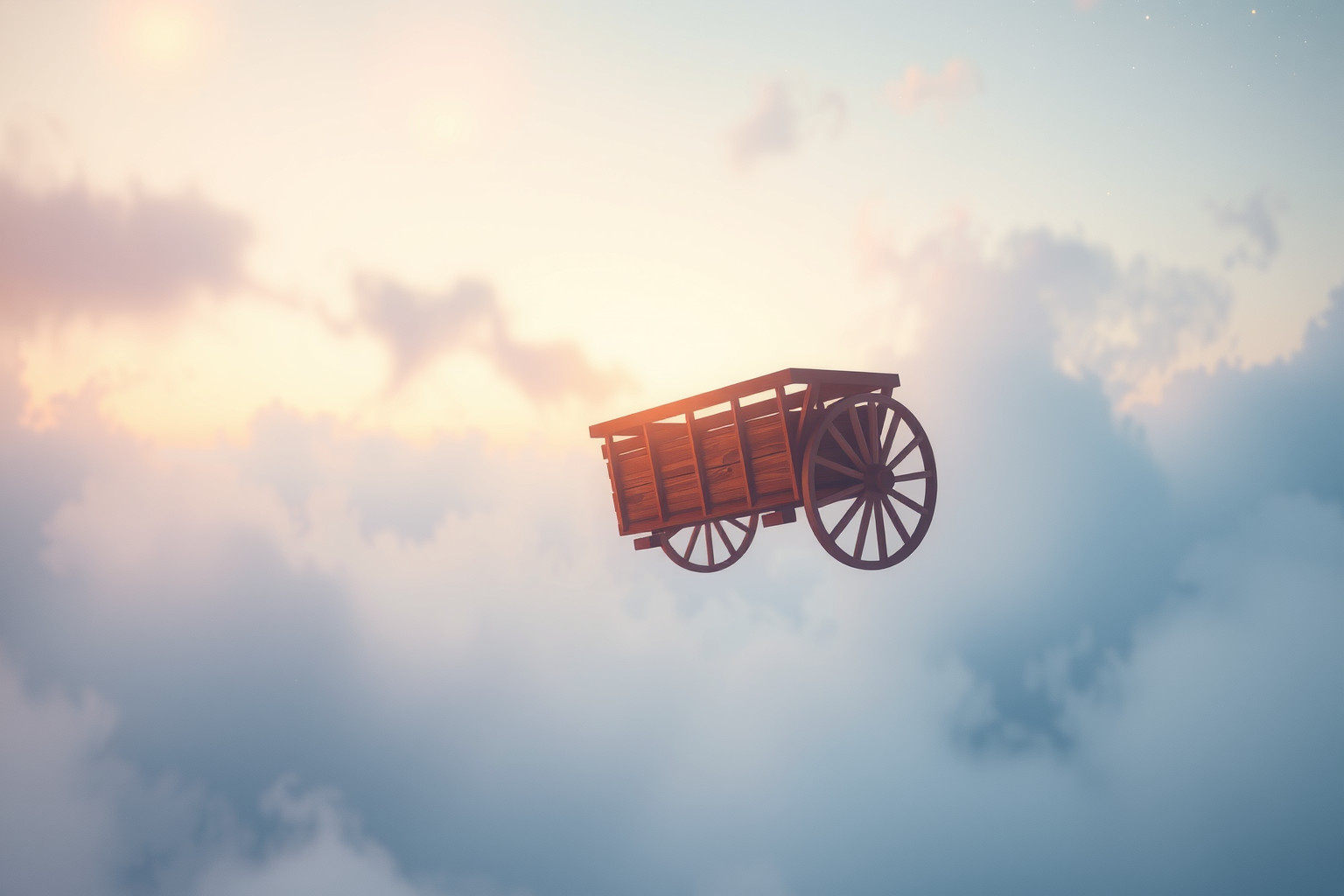 Sognare una ruota del carro che vola simboleggia libertà e cambiamento.