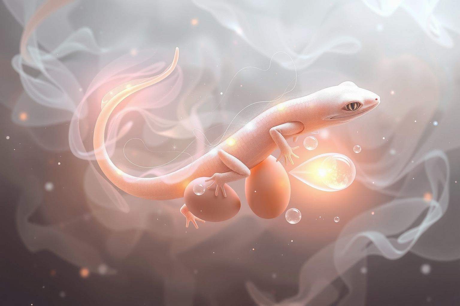 Sognare salamandre che depongono uova indica nuovi inizi creativi.