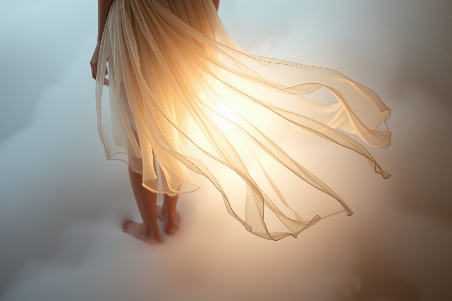 Sognare una sottogonna trasparente rivela paure di forte esposizione.