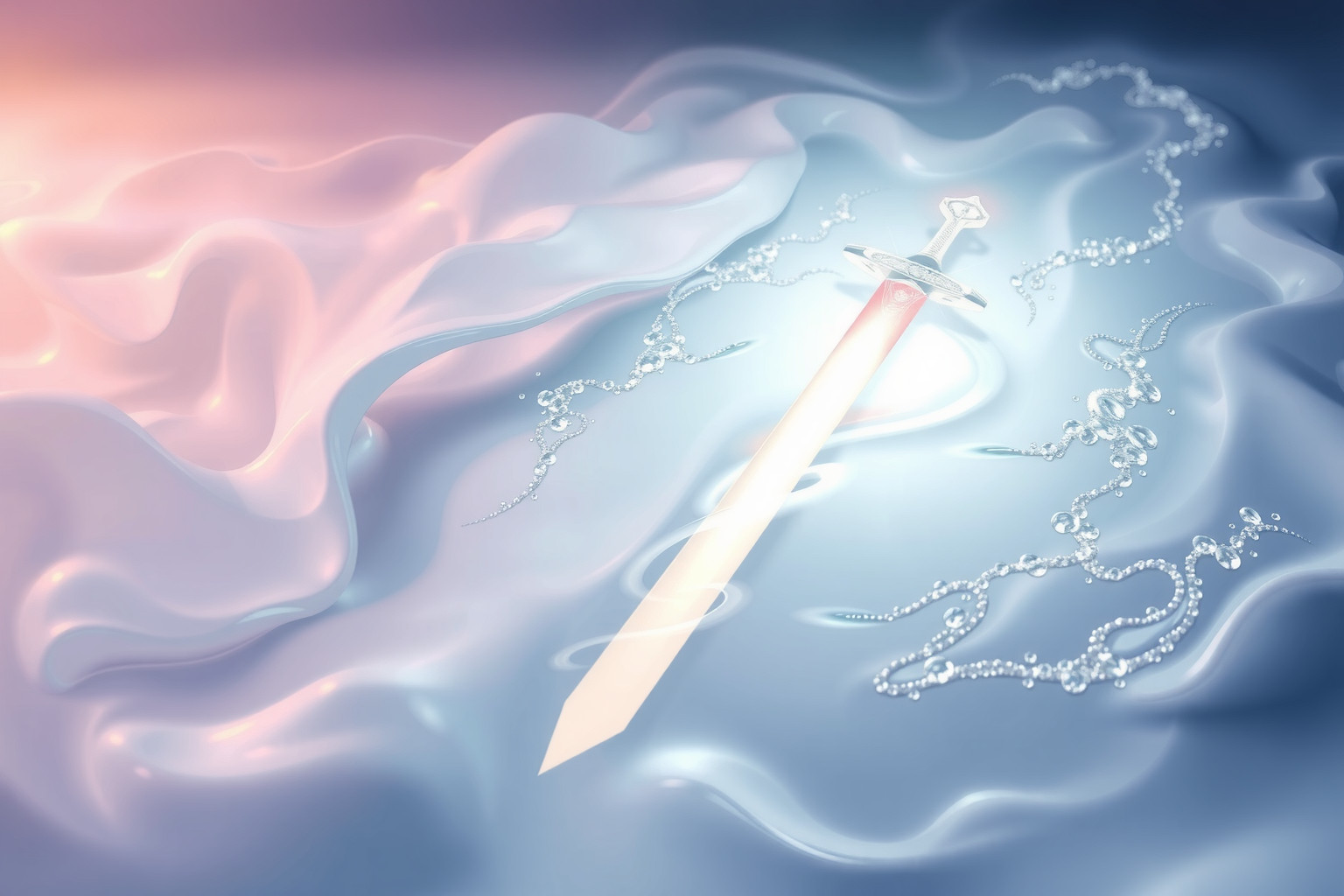 Sognare una spada nel fiume simboleggia purificazione e rinascita.