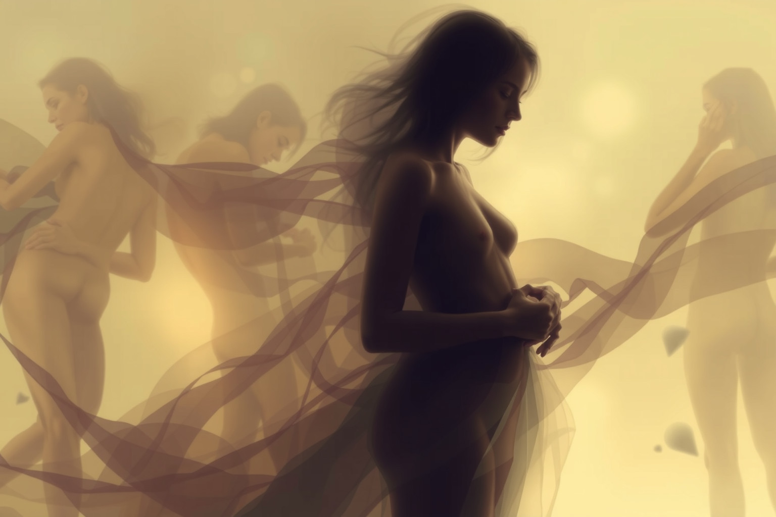 Sognare un'orgia può indicare profonda insoddisfazione sessuale interiore.