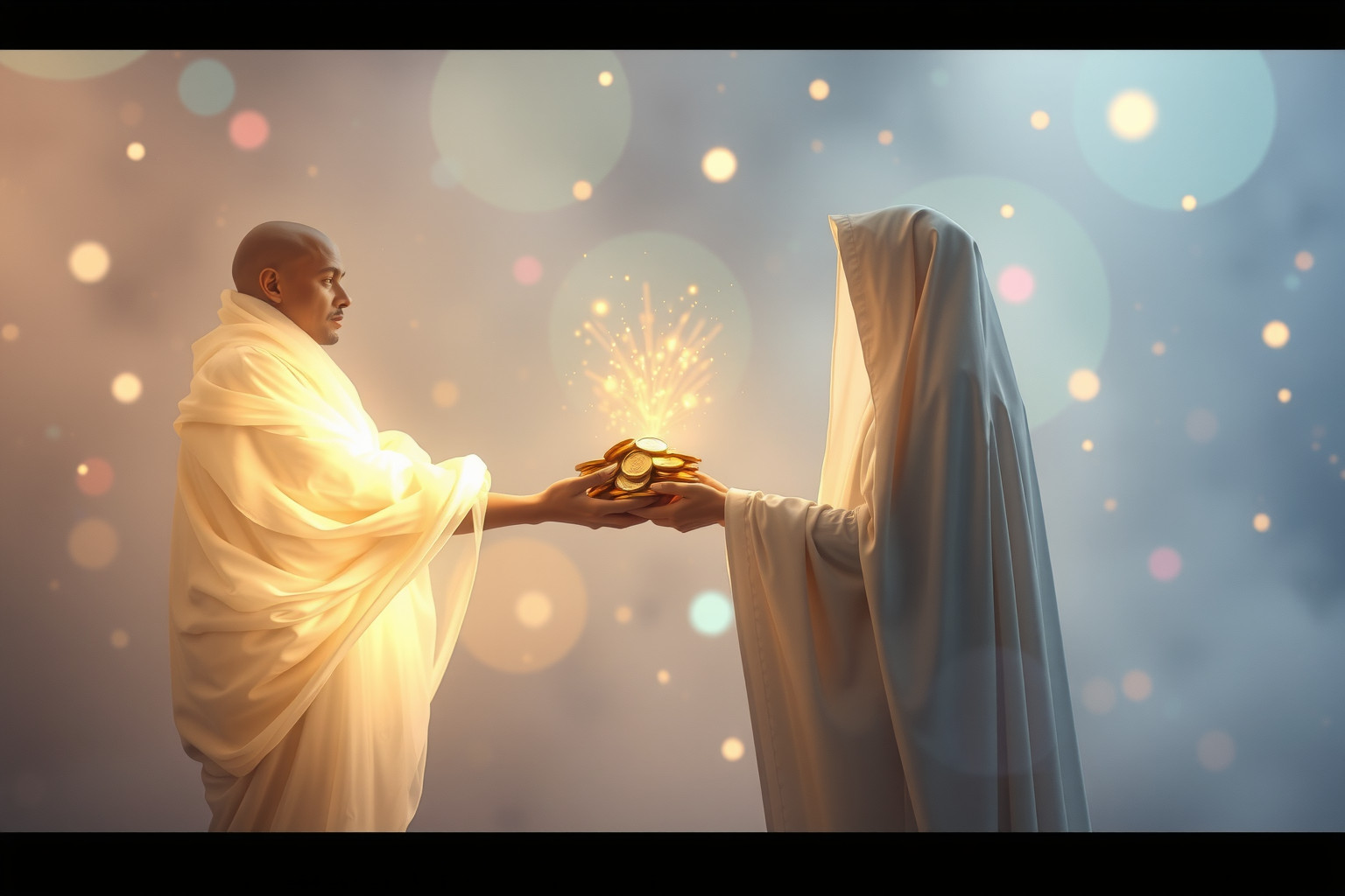 Il cameriere che regala soldi simboleggia generosità inattesa e fortuna.