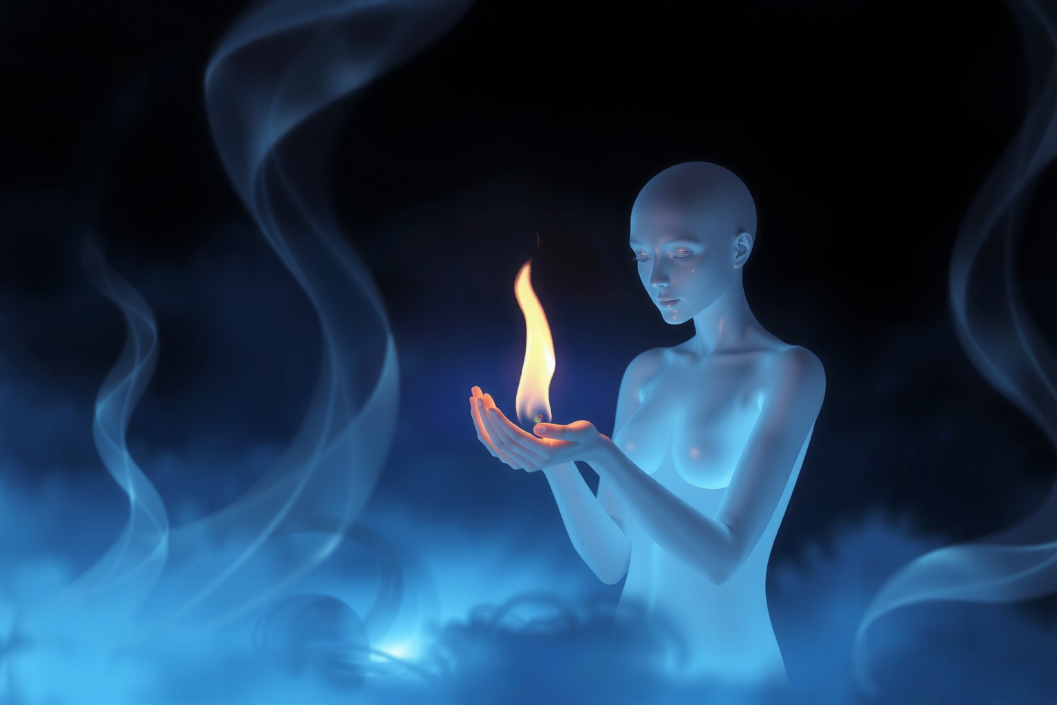 Spegnere il fuoco simboleggia controllo emotivo e soluzione pacifica.