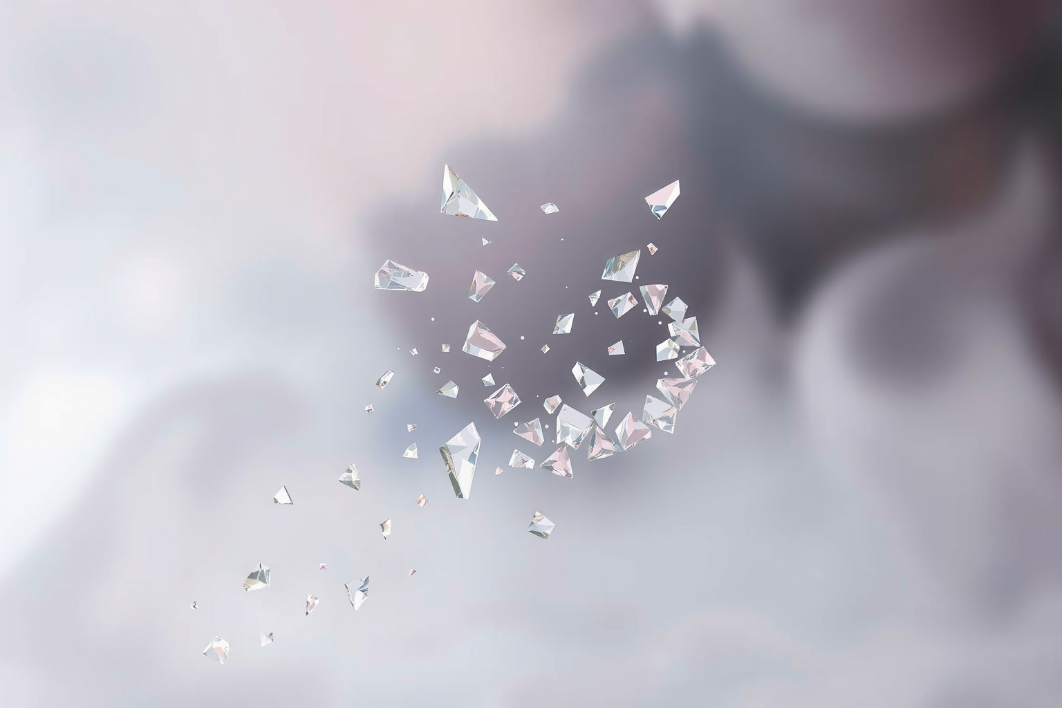 La spilla rotta simboleggia fragilità e disillusione interiore.