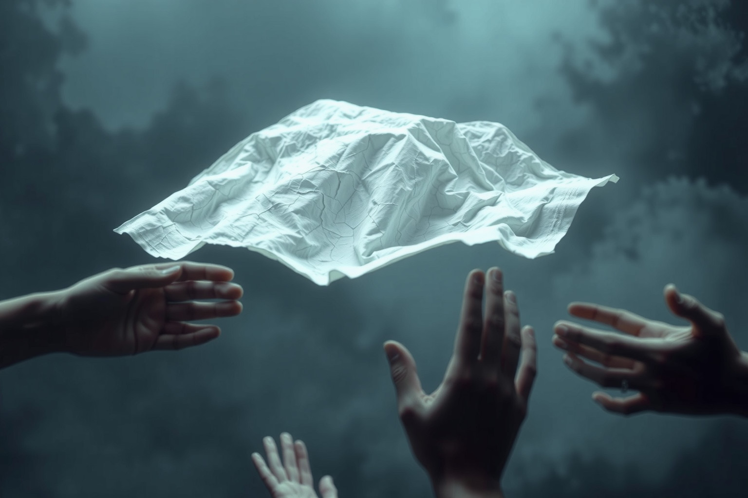 Lo straccio asciutto simboleggia freddezza e mancanza di empatia.