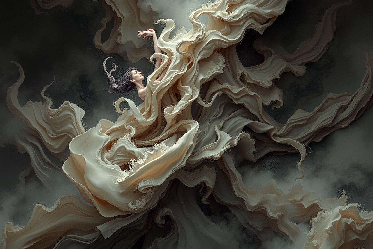 La turbolenza emotiva riflette sentimenti repressi pronti a emergere.