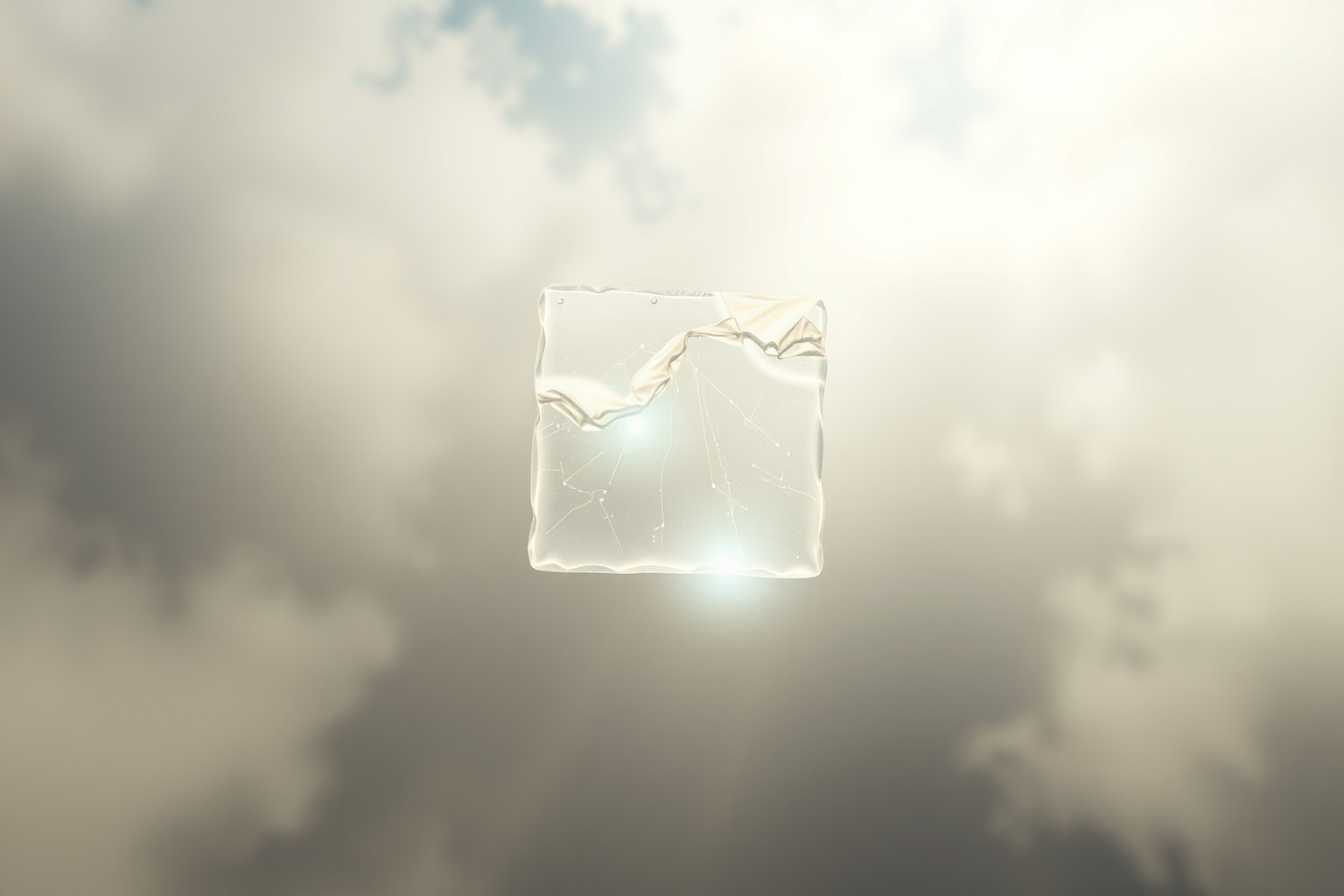 Il quadrato fluttuante simboleggia instabilità e perdita di controllo.