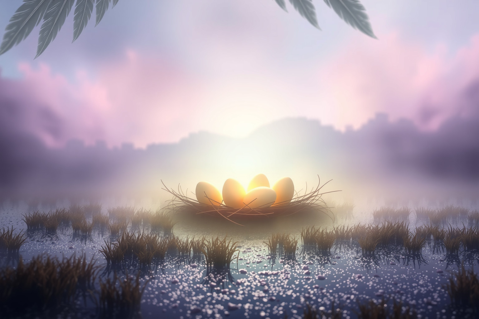 Le uova di falco di palude simboleggiano nuovi inizi e potenzialità.