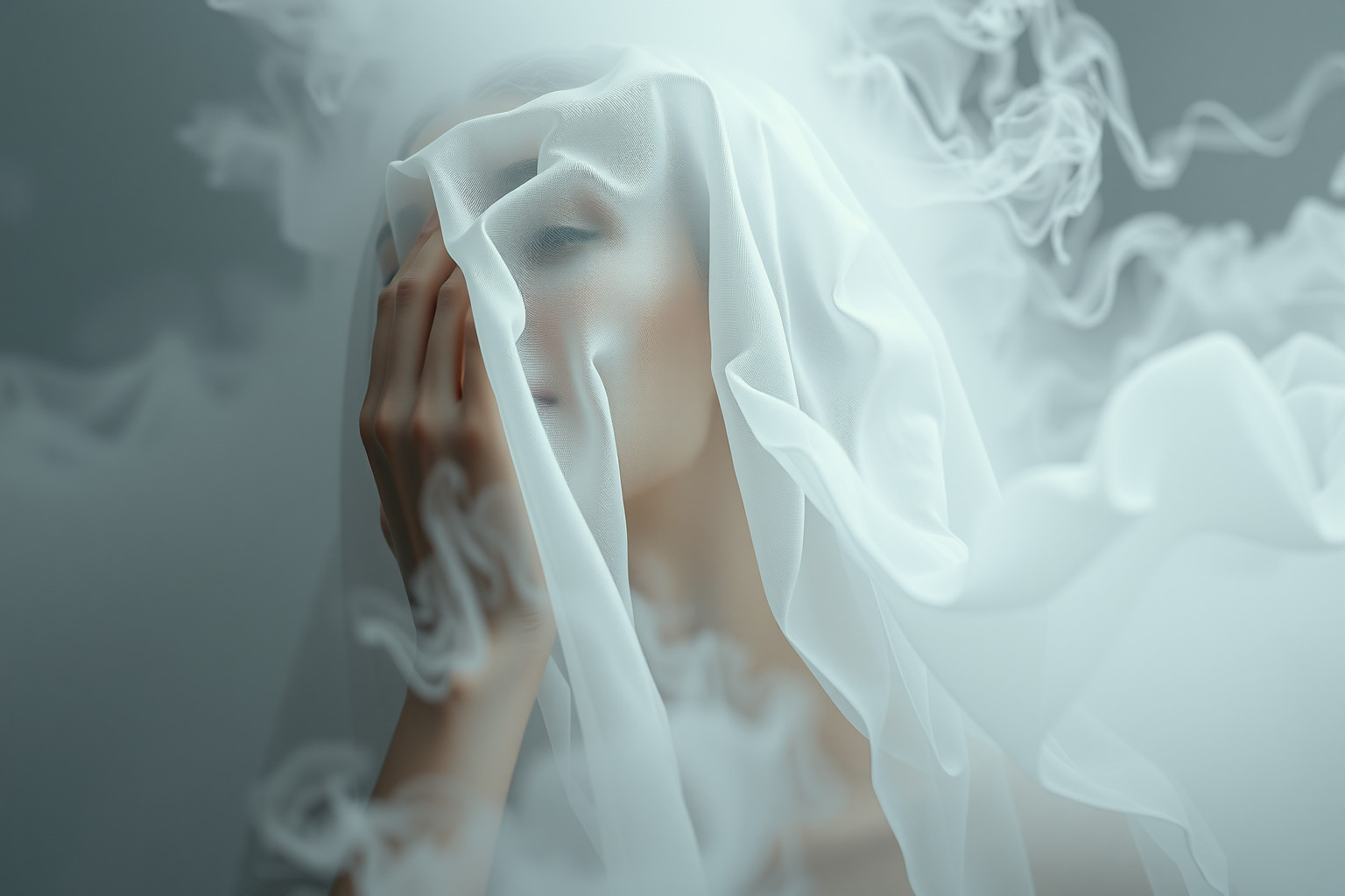 Usare straccio cucina sul viso simboleggia vergogna nascosta.