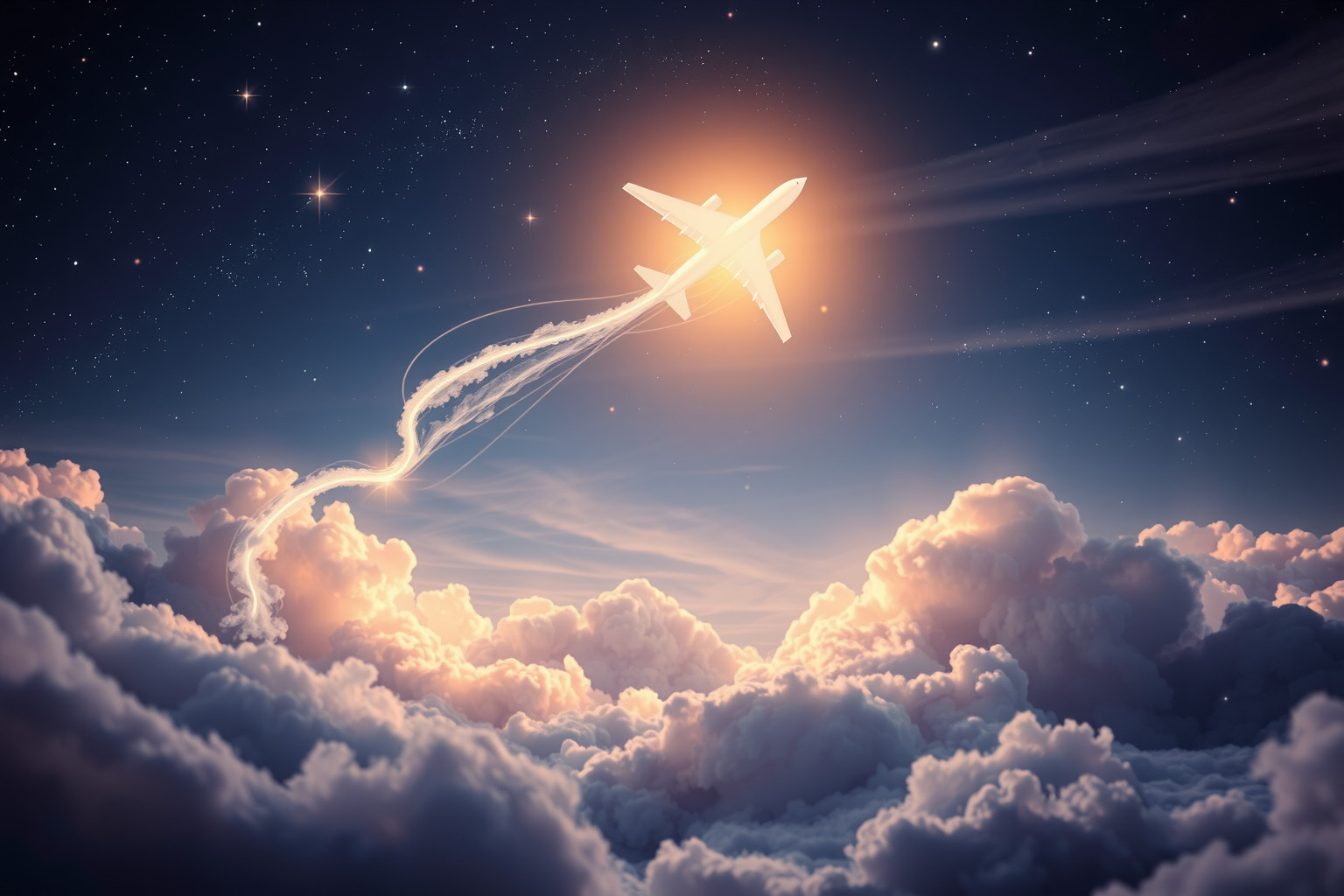 Viaggiare in aereo simboleggia desiderio di libertà e nuove opportunità.