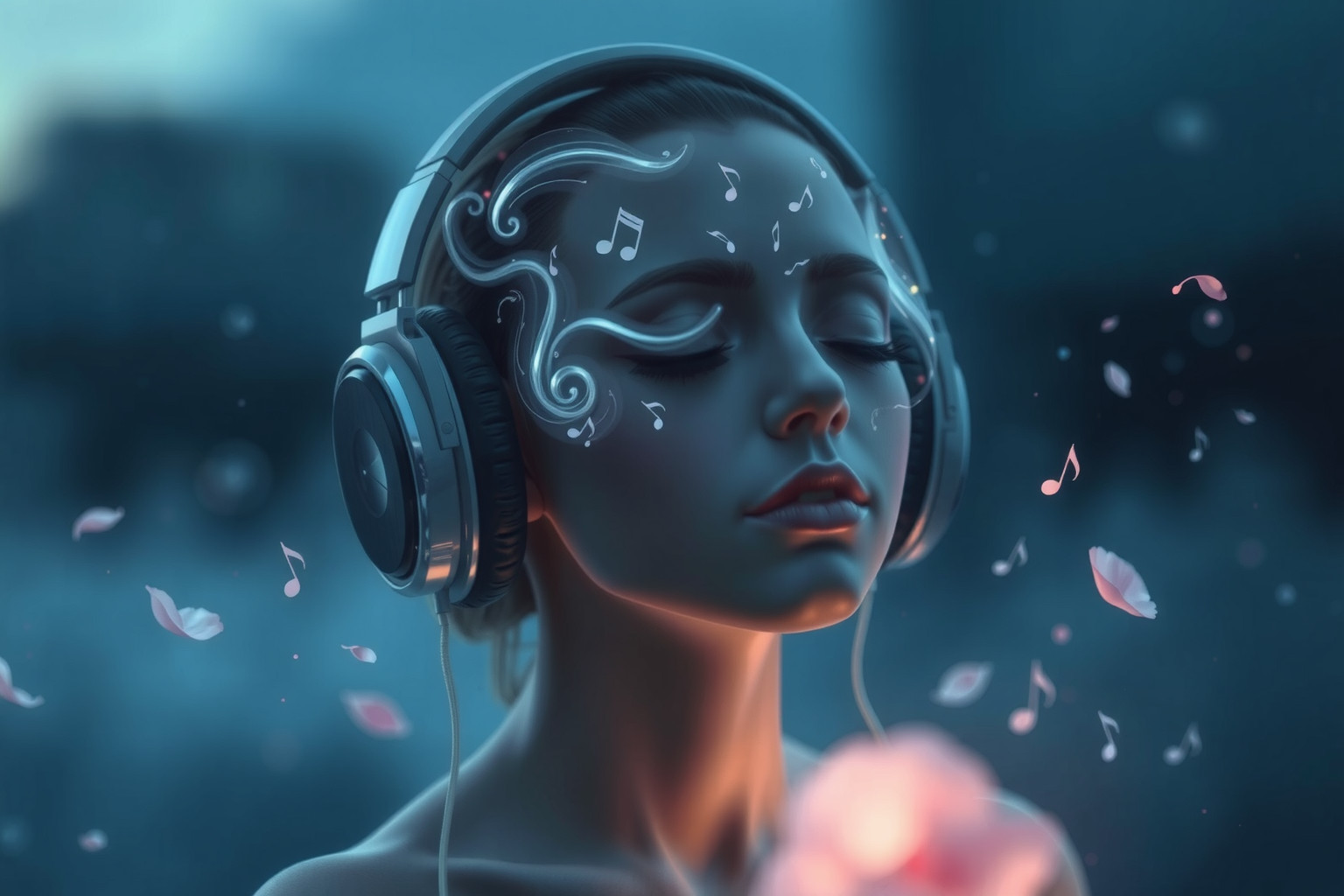 Ascoltare musica triste con cuffie intensifica l'elaborazione emotiva personale.