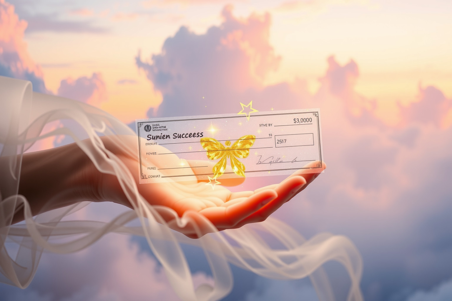 Sognare un assegno può anticipare fortuna e successo improvviso.