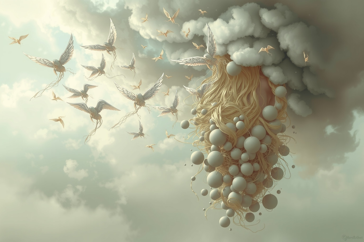 Sognare atterraggi multipli riflette ansia e stress accumulato profondo.