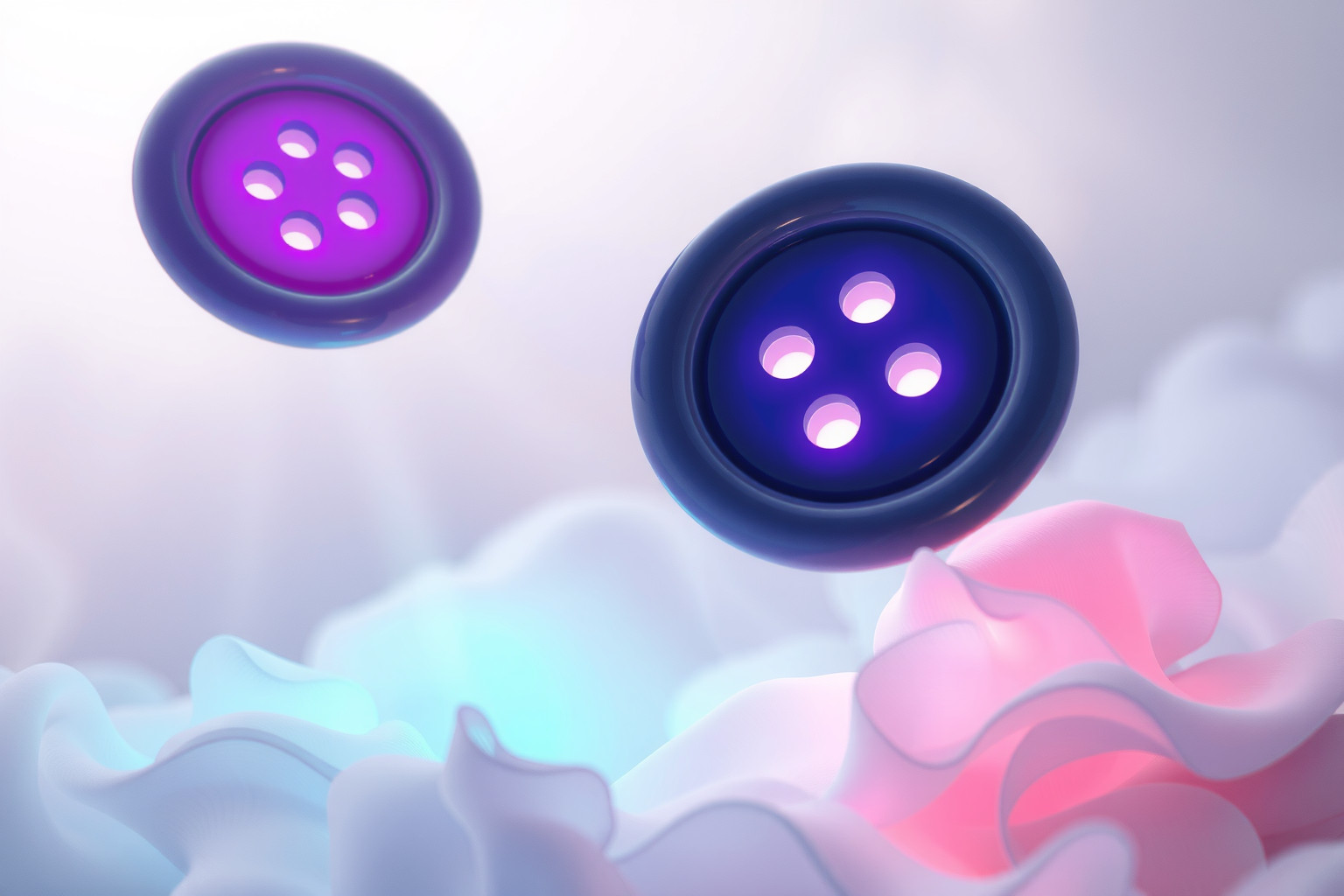 I bottoni colorati nei sogni simboleggiano emozioni vivaci e originalità.