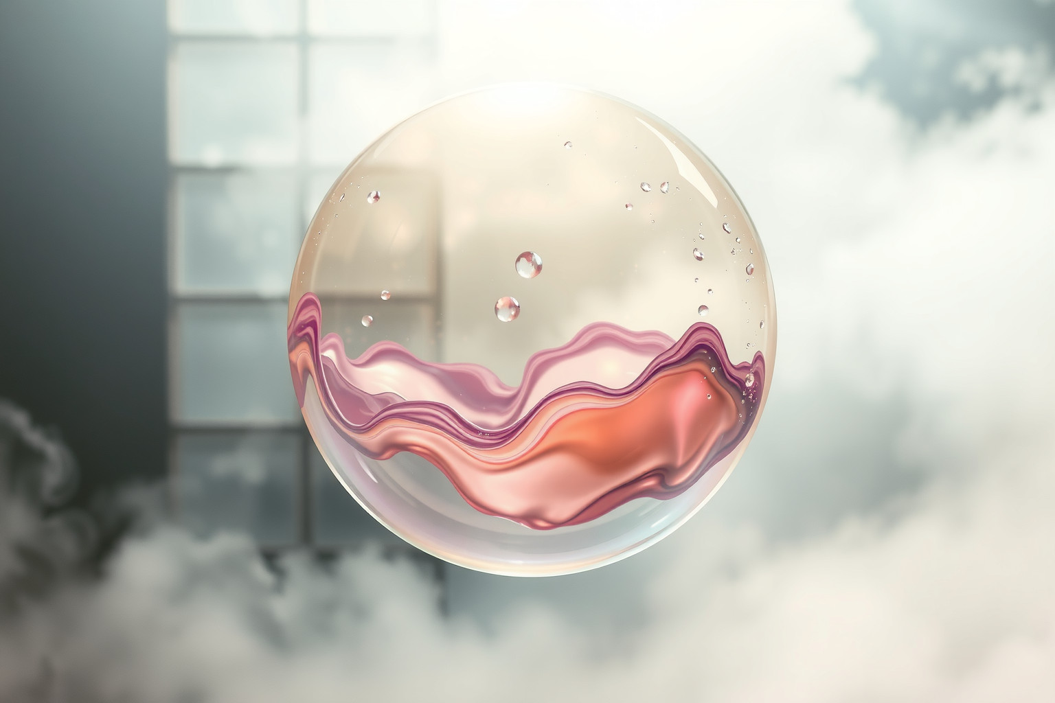 Un bozzo pieno di liquido simboleggia emozioni trattenute e tensioni.