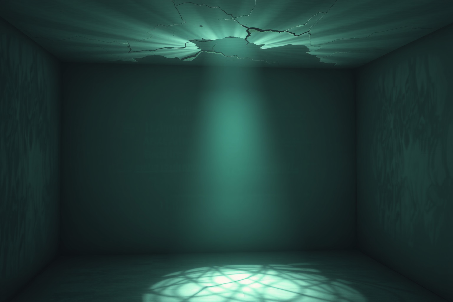 I buchi nel soffitto simboleggiano insicurezza e timore nascosto.