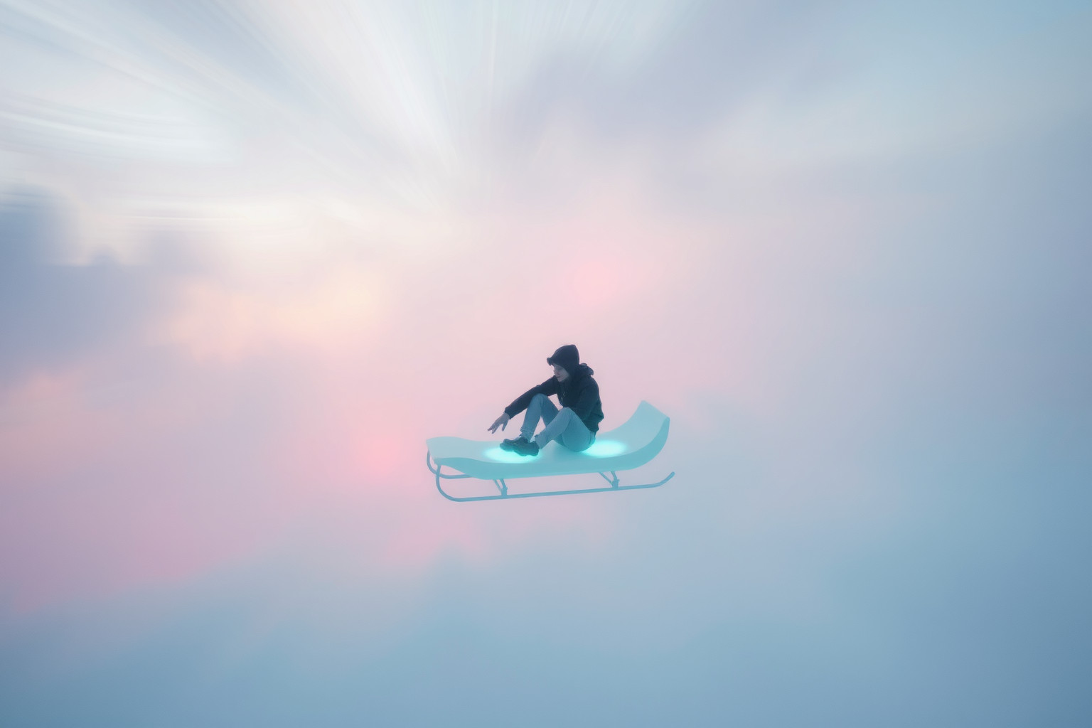 Cadere dalla slitta simboleggia perdita di controllo e delusione interiore.