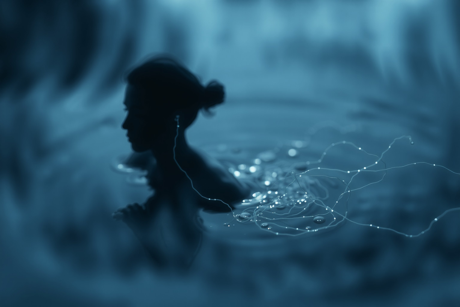 Cadere in acque reflue simboleggia compromissione della propria dignità sociale.