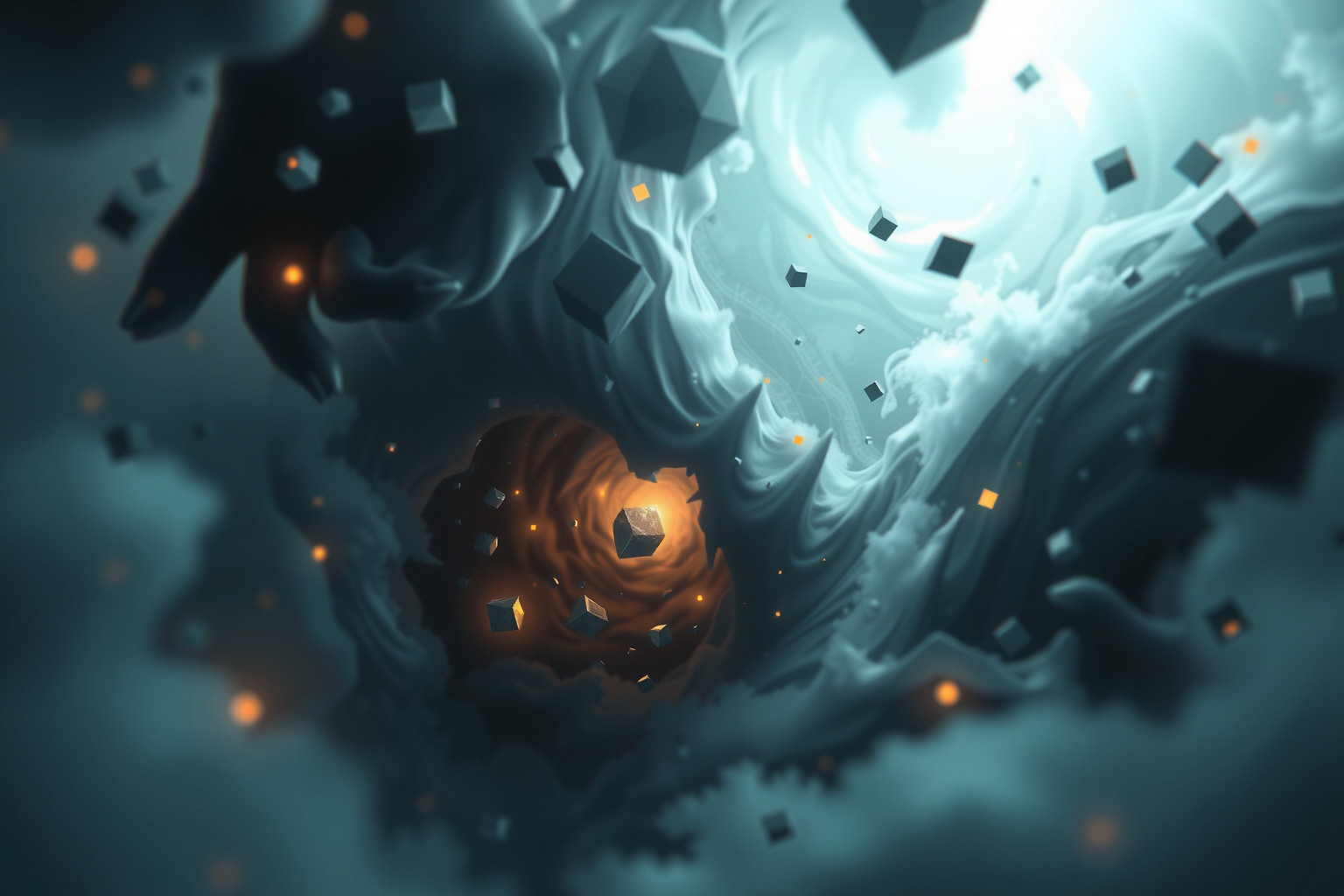 Cadere in un buco simboleggia ansia e paura del vuoto.