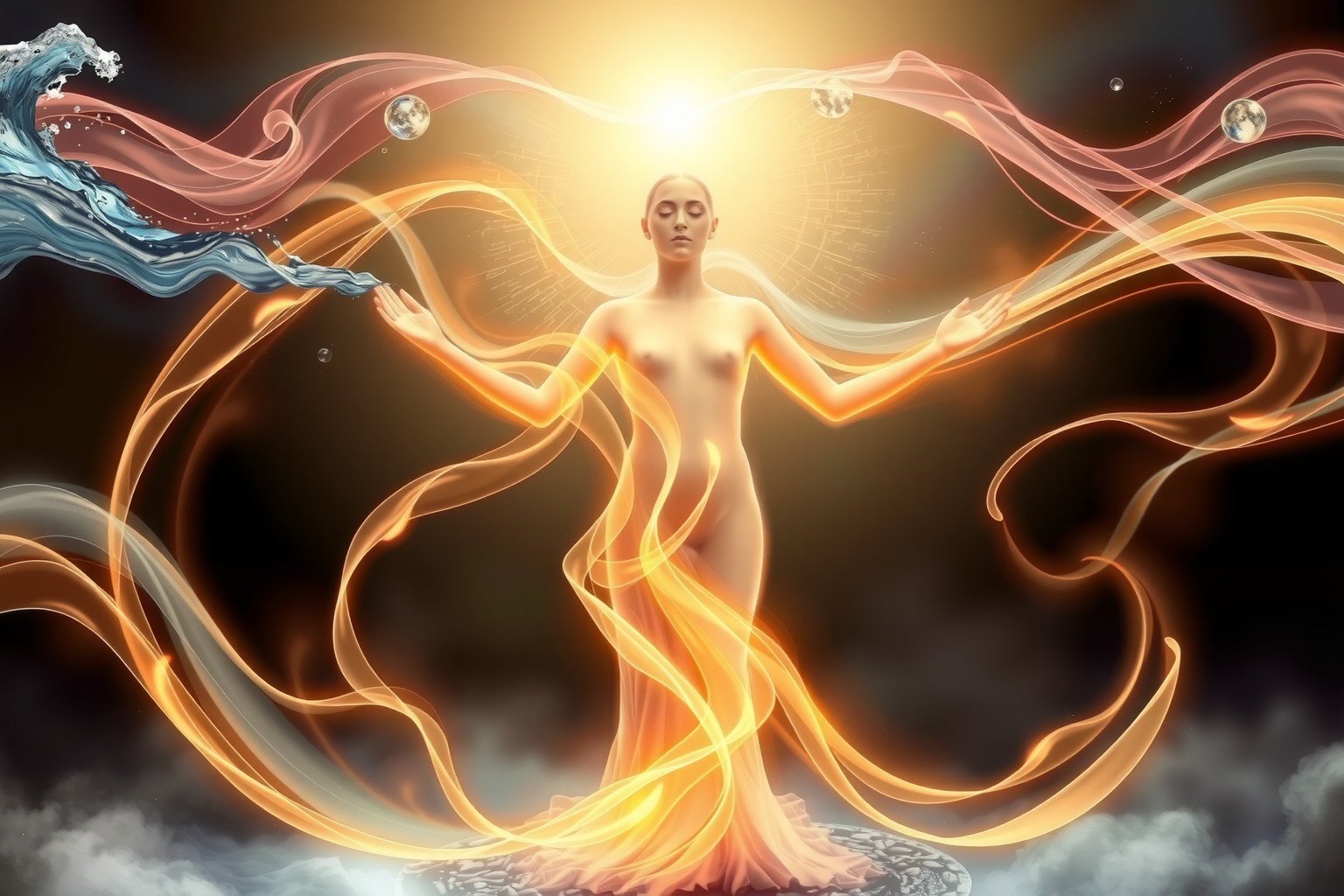 Controllare elementi naturali simboleggia dominio e potere interiore profondo.