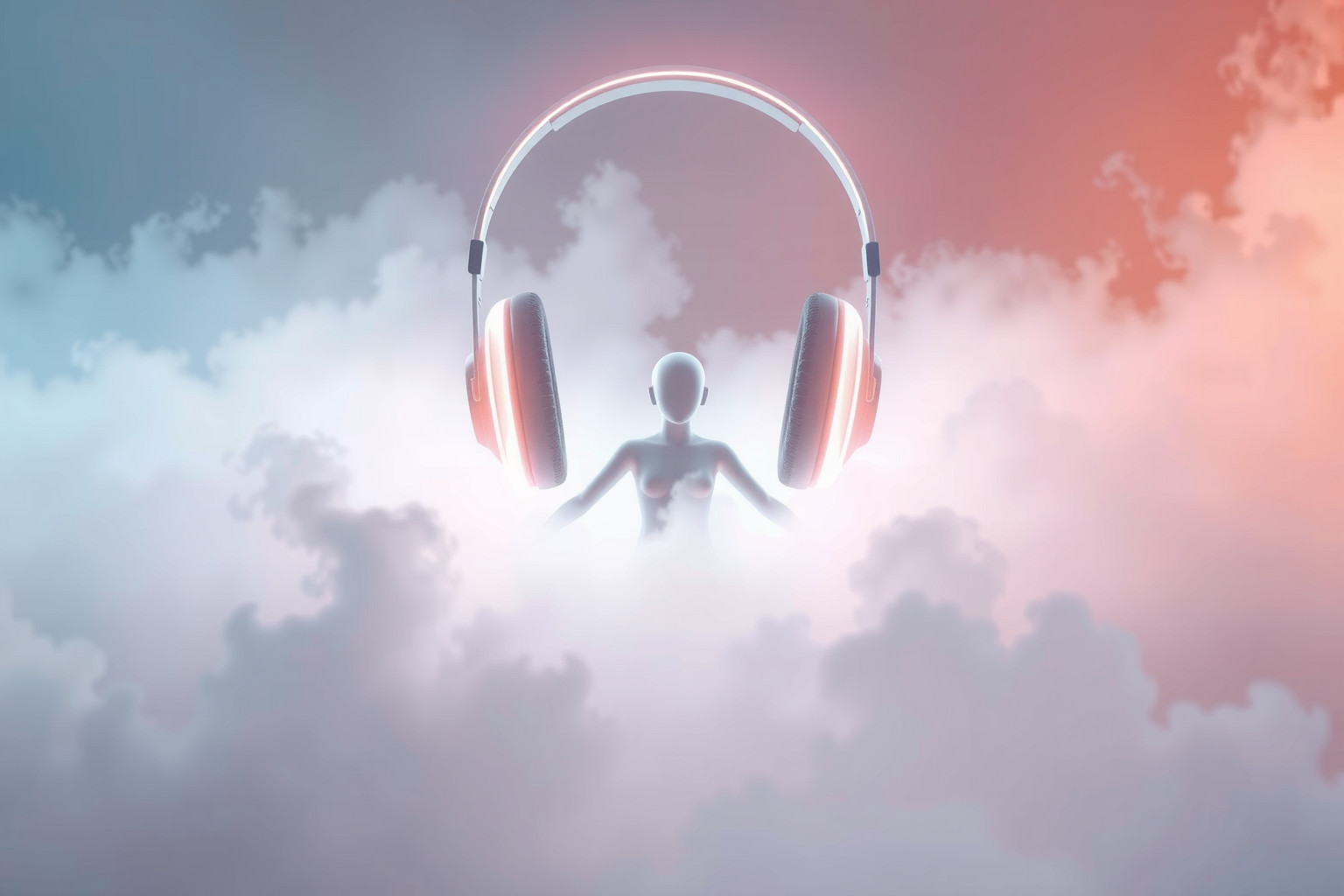 Le cuffie enormi simboleggiano protezione intensa e bisogno di isolamento.