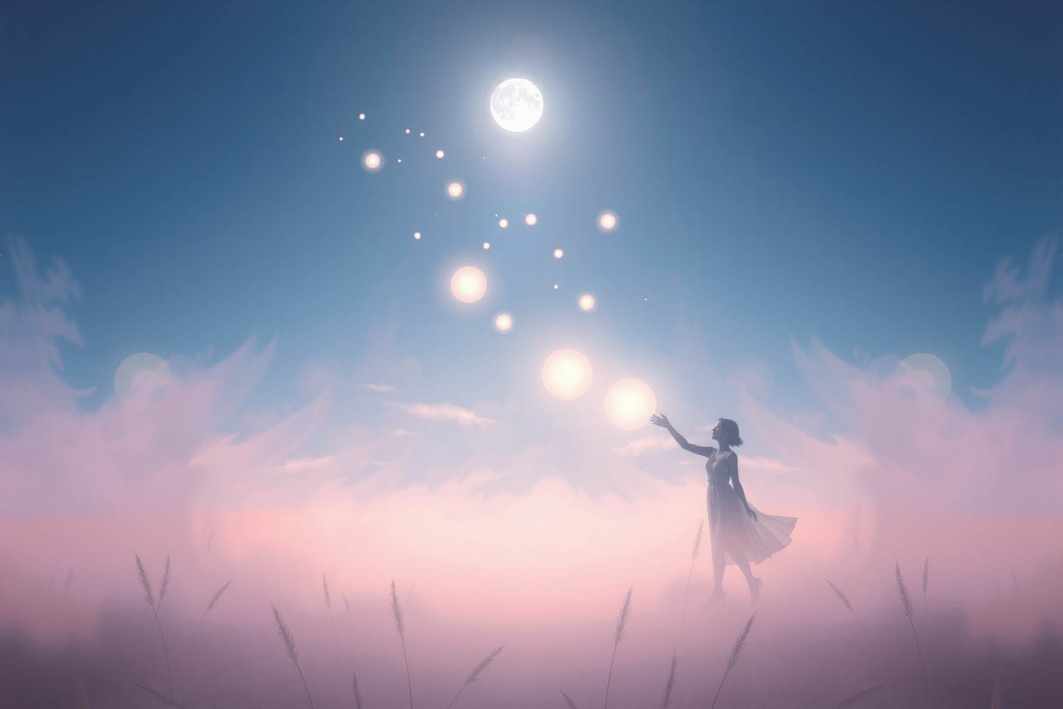 Sognare la luce notturna simboleggia guida e speranza interiore.