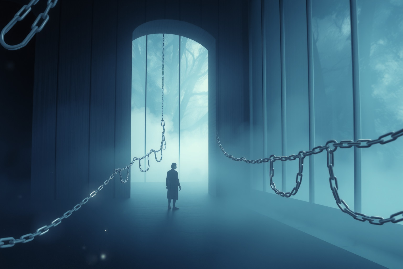 Sognare l’esilio in prigione simboleggia controllo perso e isolamento profondo.