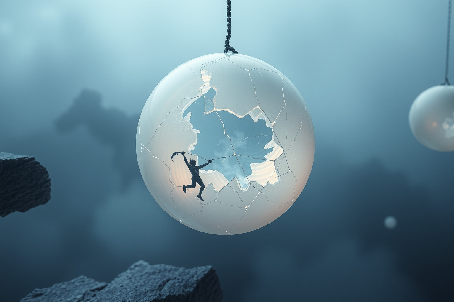 La frittata congelata simboleggia emozioni bloccate e desiderio di trasformazione.