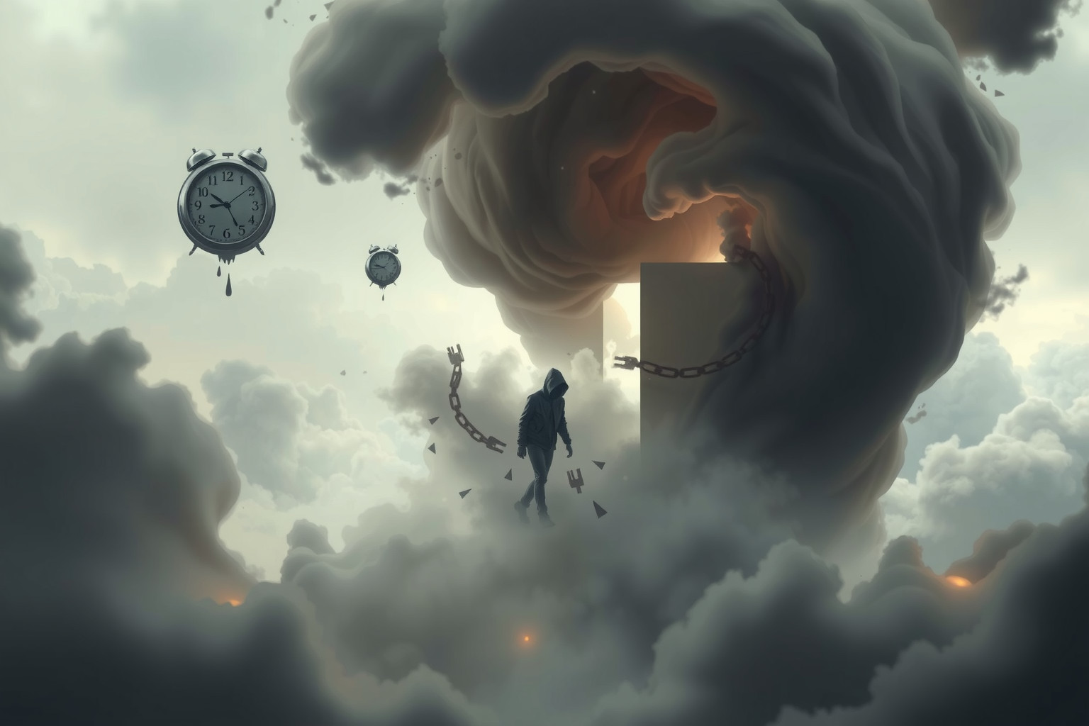 Fuggire dopo saccheggio simboleggia paura di affrontare conseguenze reali.