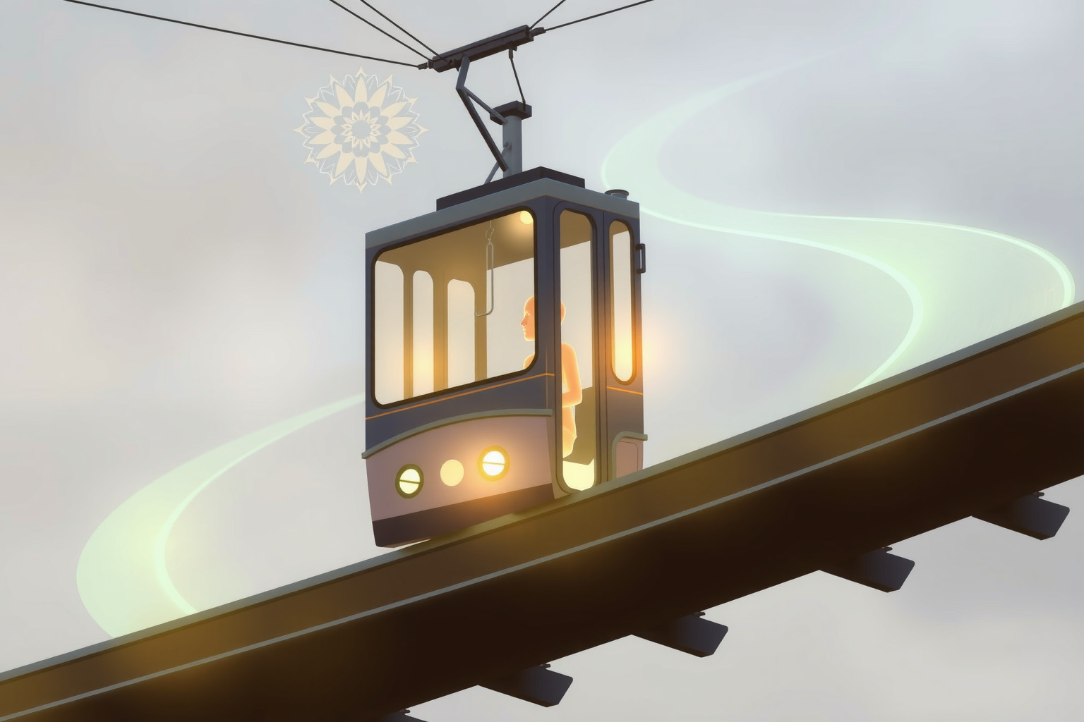 Guidare la tramvia simboleggia controllo e responsabilità nella vita.