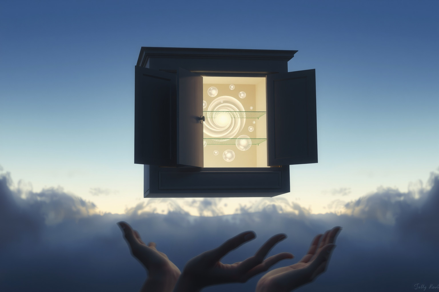 Il pensile simboleggia il desiderio di ordine e controllo interiore.