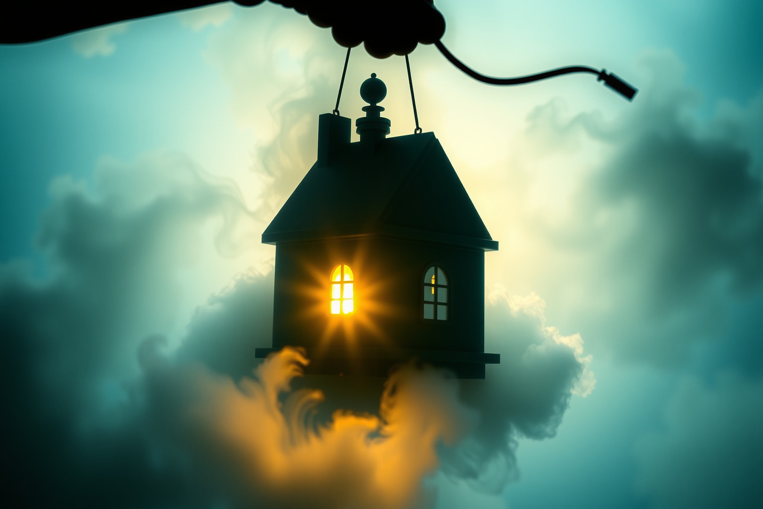 La luce notturna in casa sconosciuta simboleggia nuove consapevolezze.