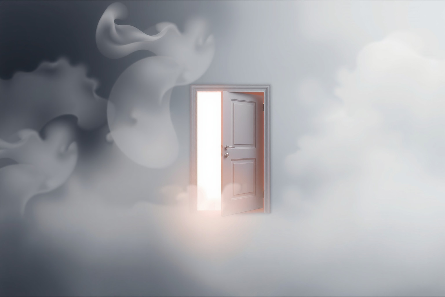 La porta che si chiude da sola simboleggia nuove opportunità inattese.