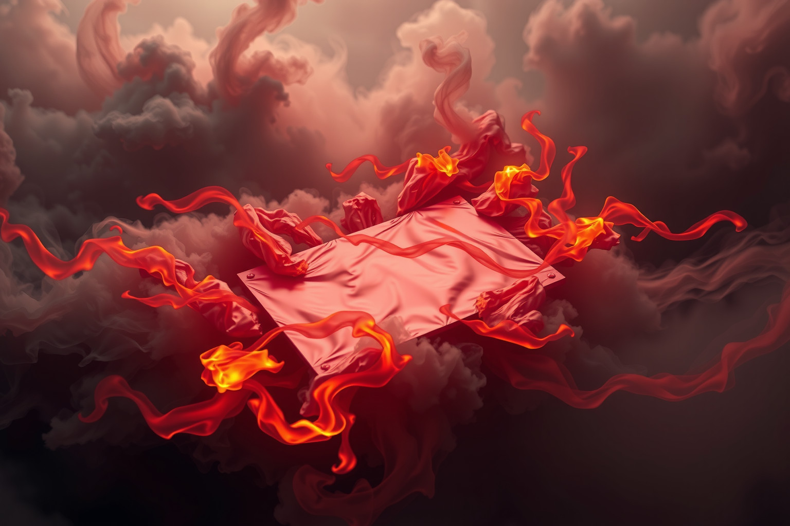 La lamiera rossa simboleggia emozioni intense e avvertimenti nascosti.