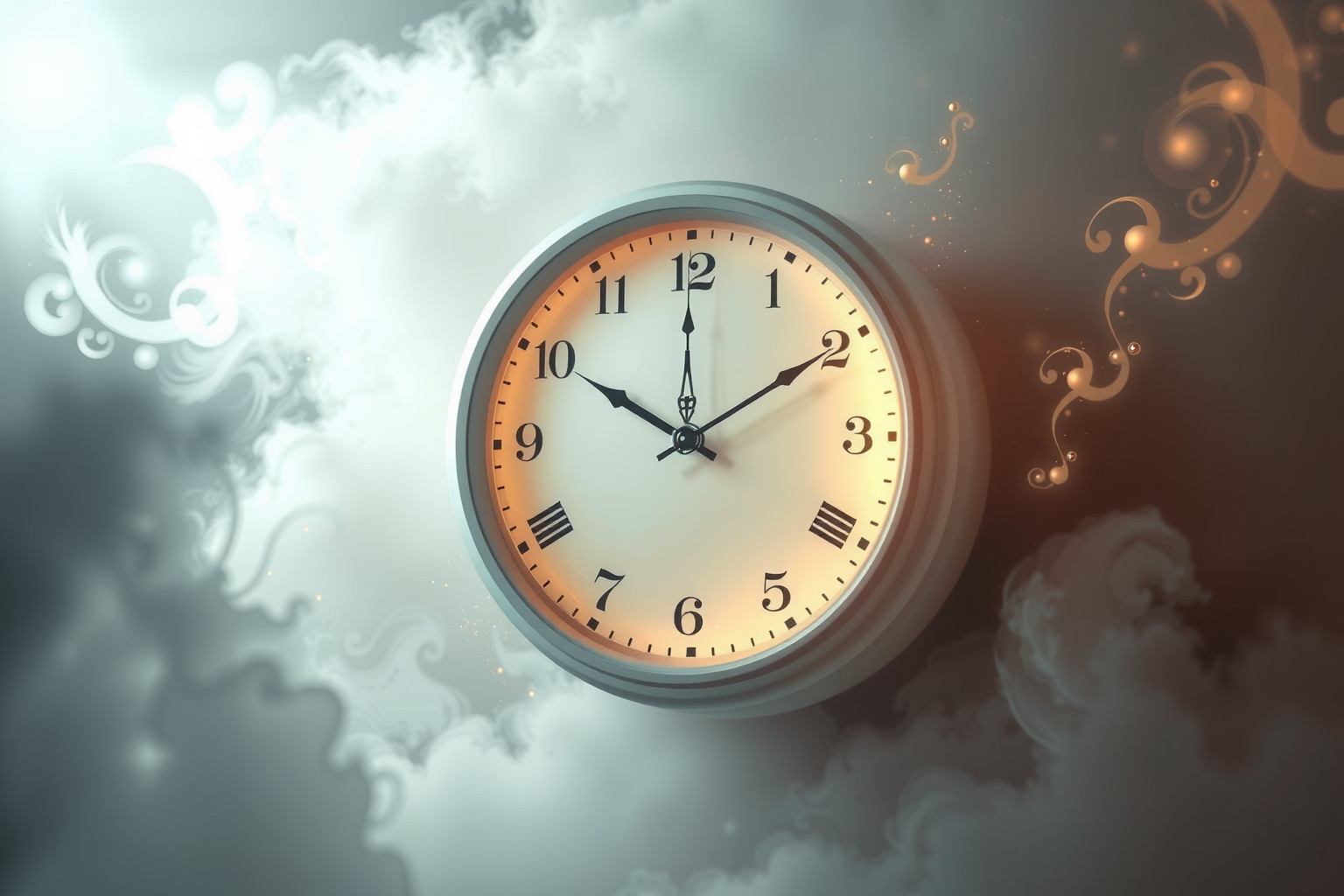 Le lancette segnano l'ora che il subconscio vuole comunicare.