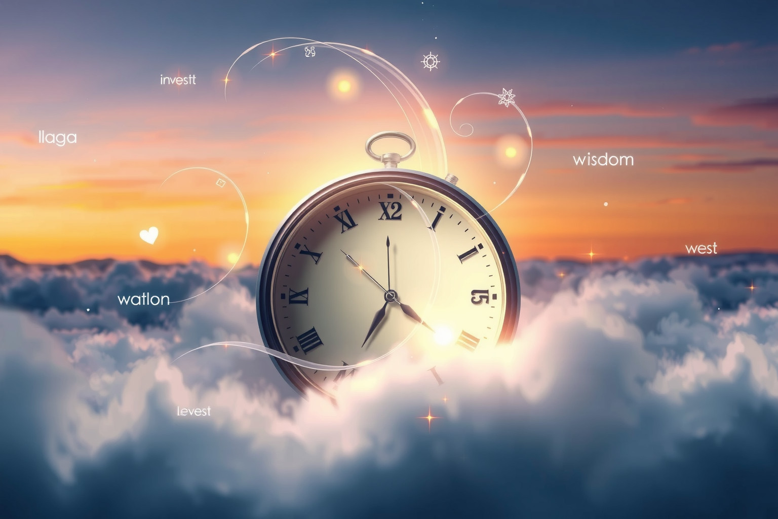 Le lancette d'argento simboleggiano intuizione e saggezza profonda.