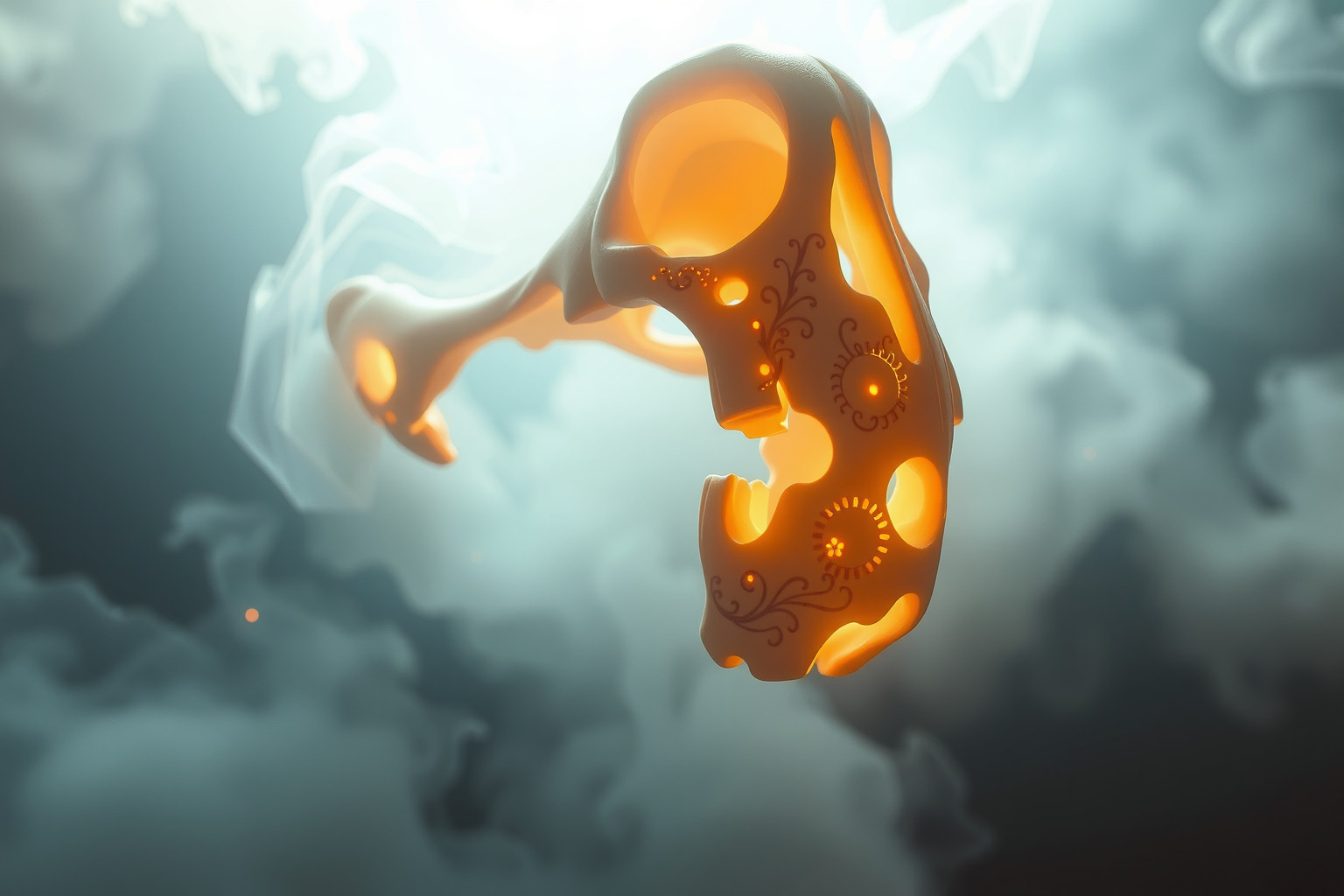 La mandibola tatuata simboleggia forza e identità personale unica.